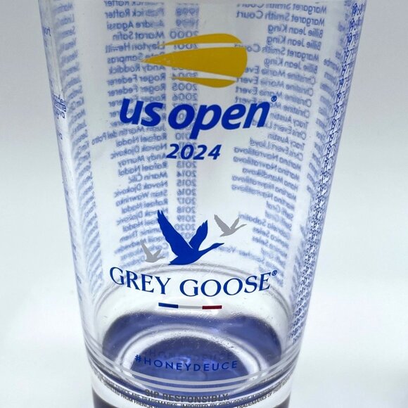 2024 US Open Tennis 🎾 Honey Deuce Grey Goose Plastic Glass Cup Tumbler SOUVENIR - Picture 8 of 11